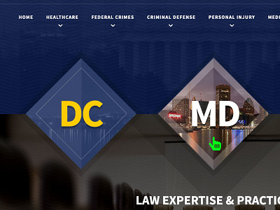 Law Firm Homepage css3 firm hover law