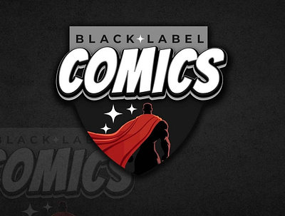 Black Label Comics book cover book design cartoon comic comic book design graphic design illustration logo