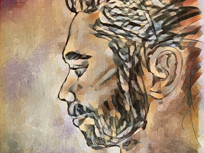 Portrait of a man illustration