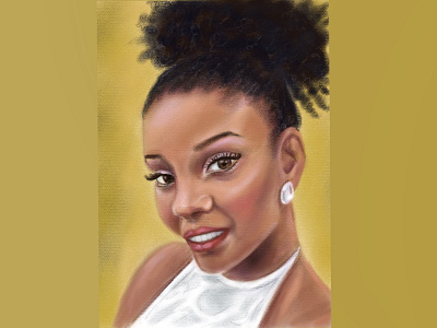 Soft pastel portrait