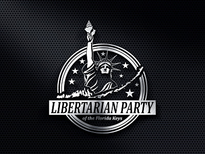Libertarian Party of the Florida Keys - Logo in metal conch shell election florida libertarian liberty logo metal organization party politics republic statue
