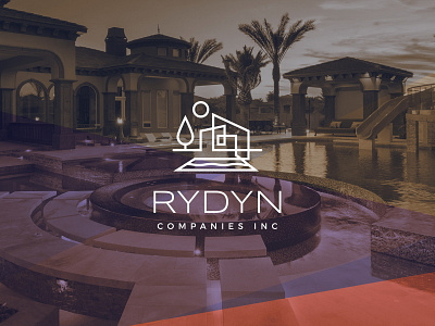RYDYN - Line Art Logo architecture clever design elegant innovative inspirational isometric landscape line line art logo luxurious minimal modern simple smart