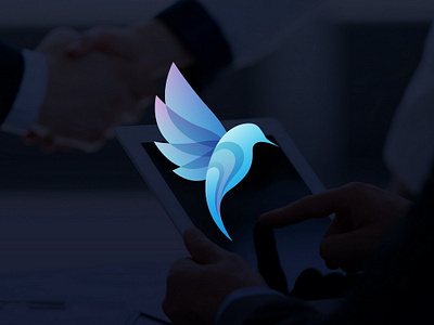 Blue Bird Logo Design apple application bird blue blue bird brand branding elegant icon internet ios logo modern tech technology vibrant web