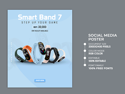 Smart Watch Social Media Poster social media banner design social media banner designer social media banner examples social media banner ideas social media banner size social media banner sizes social media bnner post