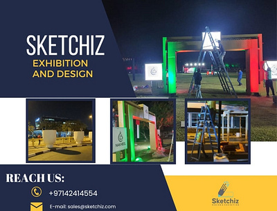 Sketchiz Design & Exhibition 3d animation branding graphic design logo motion graphics ui