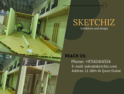 Sketchiz Design & Exhibition 3d animation branding graphic design logo motion graphics ui