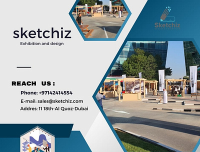 Sketchiz Design & Exhibition 3d animation branding graphic design logo motion graphics ui