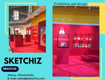 Sketchiz Design & Exhibition 3d animation branding graphic design logo motion graphics ui