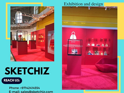 Sketchiz Design & Exhibition 3d animation branding graphic design logo motion graphics ui