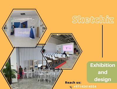 Sketchiz Design & Exhibition 3d animation branding duabi event exhibitions graphic design logo motion graphics sketch uae ui