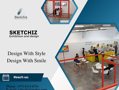 Sketchiz Design & Exhibition 3d animation branding event exhibitaions graphic design logo motion graphics ui