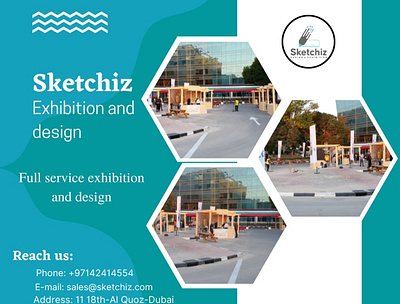 Sketchiz Design & Exhibition 3d animation branding graphic design logo motion graphics ui