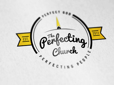 The Perfecting Church Anniversary Logo badges church logos emblems