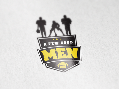 A Few Good Men football logos shield