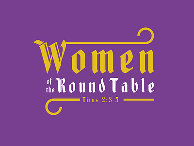 Women of the Roundtable medieval logos women logos