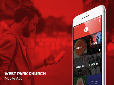 West Park Church Mobile App church app design mobile app design west park church philadelphia