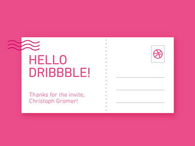 Hello Dribbble! debut first shot hello dribbble invite