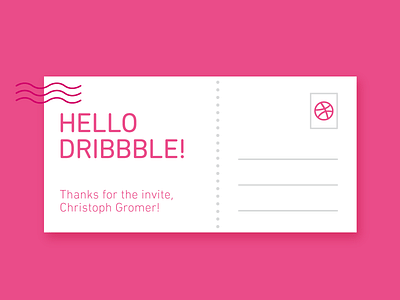 Hello Dribbble!