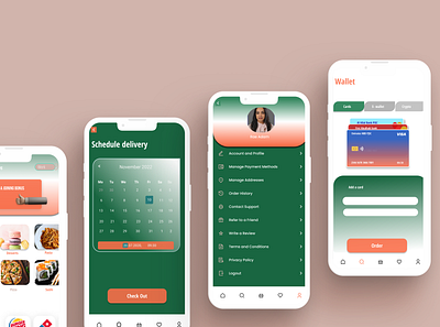 Food Delivery Mobile App ui ux