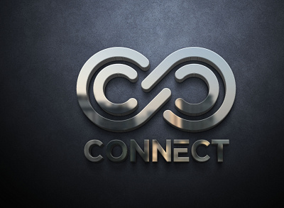 Connect Logo 3d 6daysoftype animation app behance best logo design better logo design branding design graphic designer hire illustration logo logo design logo for client logo for job me ui