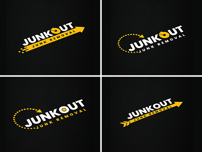 Junk Out Logo branding design graphic design illustrator junk out logo junk removal logo logo typography vector