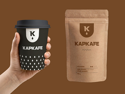 Drop Cafe - part of branding.