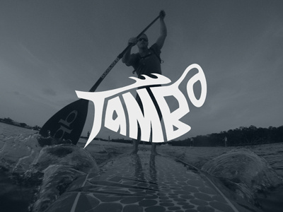 Tambo Paddleboarding angler fish logo paddleboarding