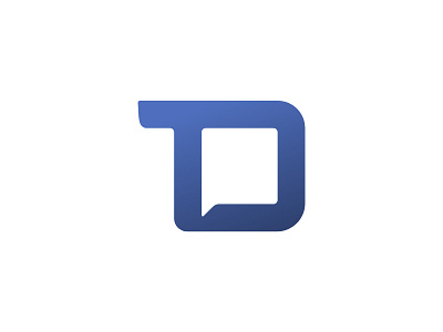 TD Consulting Logo Mark chat chat logo chatbubble communication logo consulting logo logomark mark td td logo