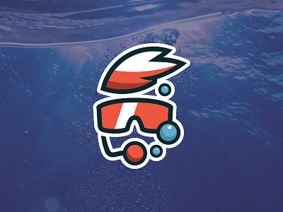 Cooldiver Rebound. branding design dive diving diving school graphic design illustration logo logo design logomark logos school vector