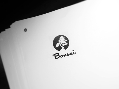 Bonsai logo bonsai logo loska tomasz