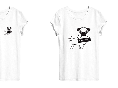 Pug t-shirt Diamante Wear character cute diamante dog fashion fun minimal print pug pup t shirt wear