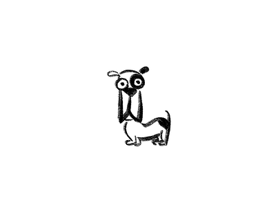 Little guy animal cute design dog doodle handdrawn illustration