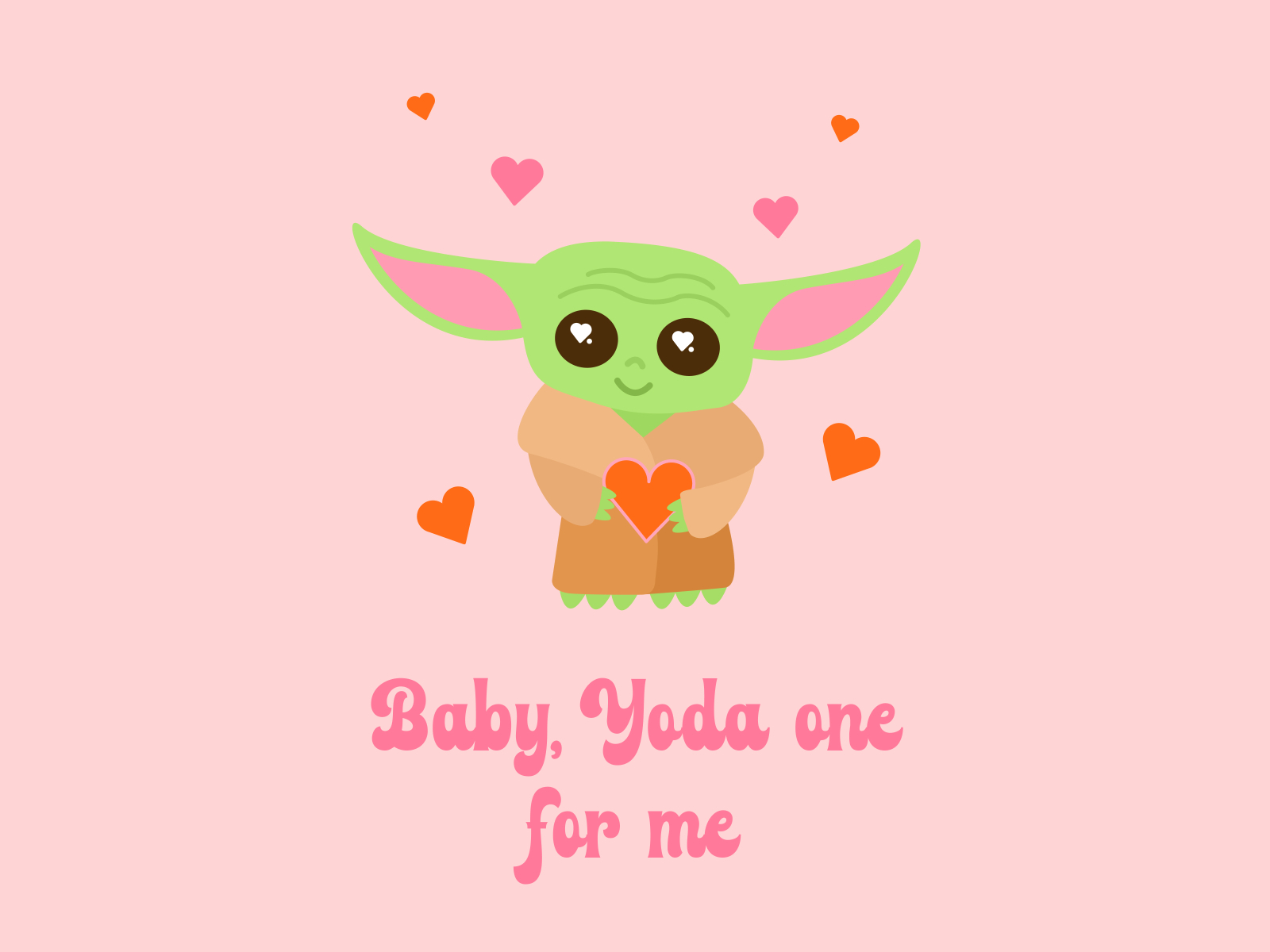Yoda one I pick everyday Punny Stickers