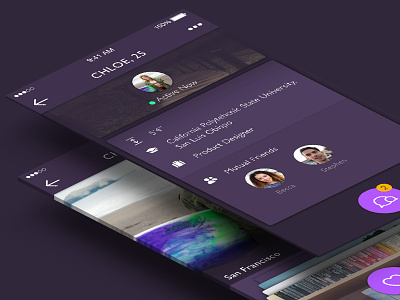 Lively - Profile dating lively product design profile social ui ux visual design