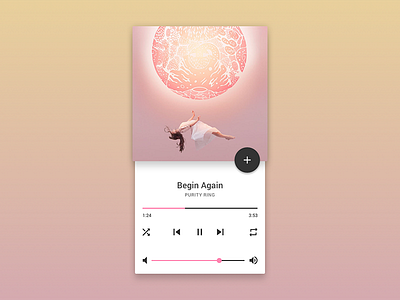 #009 - Daily UI Challenge - Music Player daily ui challenge design music music player product product design ui user experience user interface ux visual design