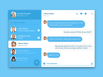 #013 - Daily UI Challenge - Chat chat daily ui challenge messaging product design ui ux visual design