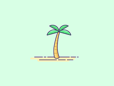 Palm tree drawing graphic graphic design icon illustration palm tree plant symbol tree vacation vector visual design