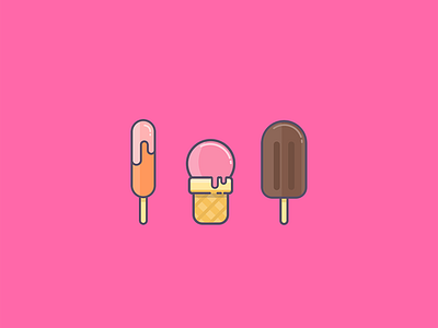 Ice Cream dessert food graphic design graphics ice cream icons illustration sugar sweets symbols vector visual design