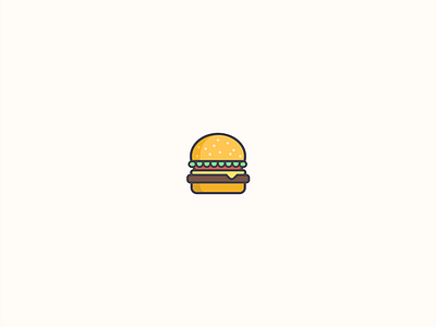 Burgers on the brain burger food graphic icon illustration logo vector visual design