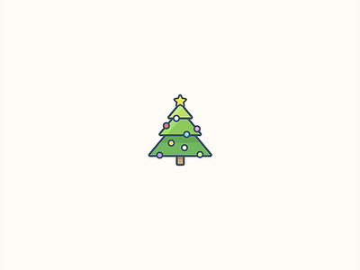 Christmas Tree christmas christmas tree graphic holidays icon illustration symbol vector visual design