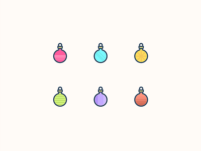 Christmas tree balls! christmas tree color graphic holidays illustration logo ornaments symbol vector visual design