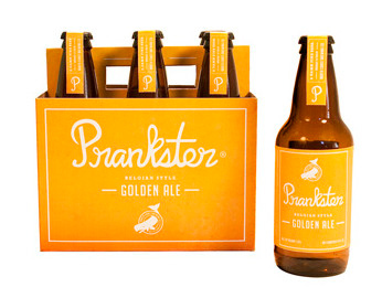 Prankster Packaging Redesign designbeer graphic design hand drawn type package packaging typography