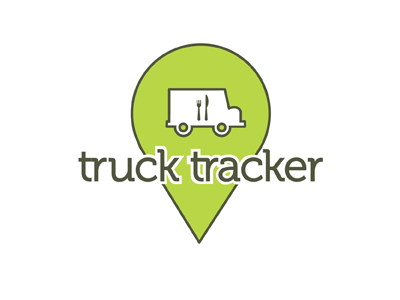 Truck Tracker Concept branding food food truck identity interactive logo mobile truck