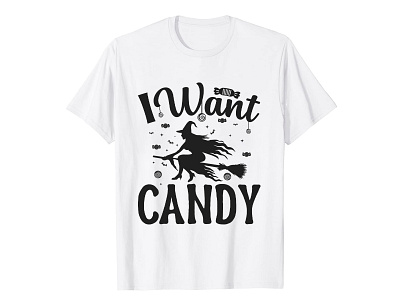 Halloween T-Shirt, I want candy branding graphic design halloween halloween t shirt svg illustration t shir typography