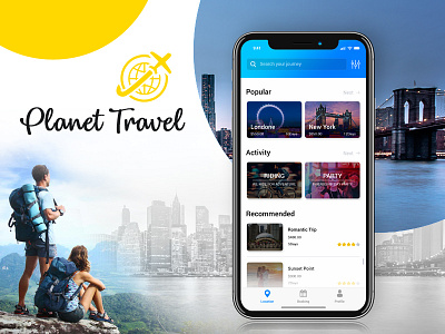 Planet Travel App favorite place find place search place tour travel