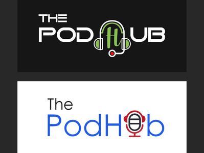 Podhub creative design creative logo logo logo design