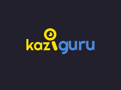 KAZIGURU app design creative logo design illustration logo logo design
