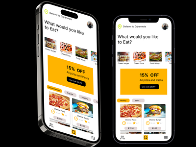 Food Delivery Mobile Design App