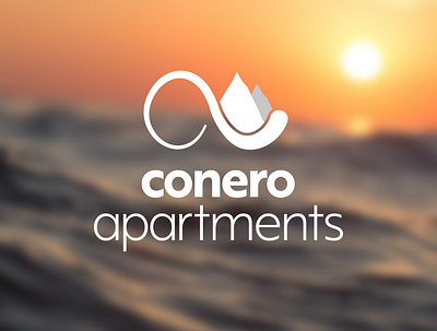 Conero Apartments - Logo Design design graphic design illusioni illustration logo vector