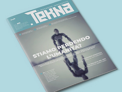 TEKNA - Futuristic Magazine Design design future graphic design humanity logo magazine print vector